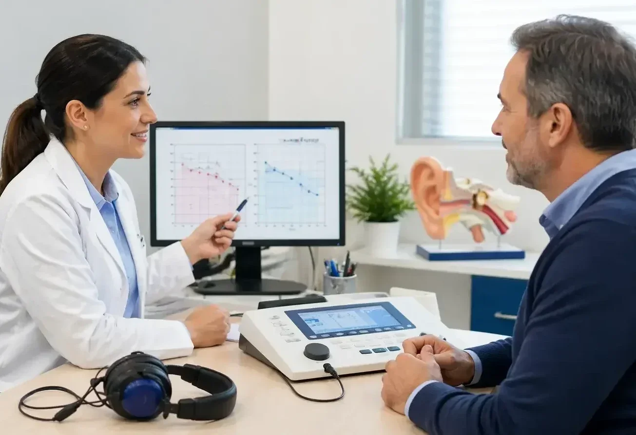 Examen de audiometría